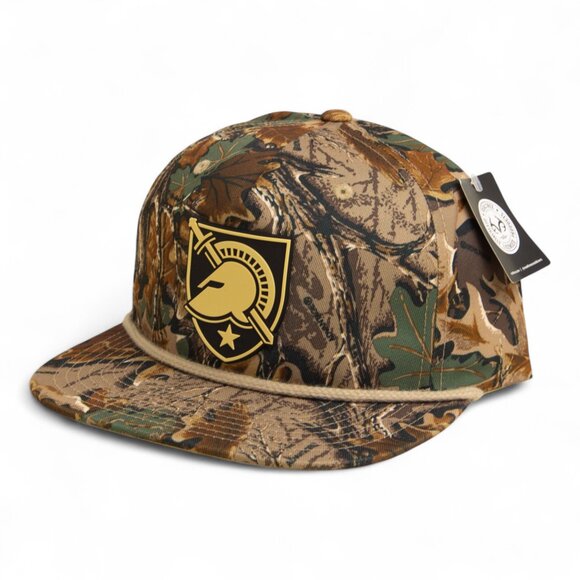 Army Black Knights 3D Umpqua Rope Hat- Realtree Advantage/ Khaki